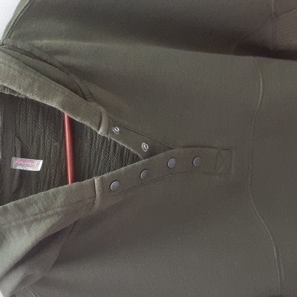 Free People Movement Honey Dove Army Pullover Hoodie Size Large - Picture 3 of 12